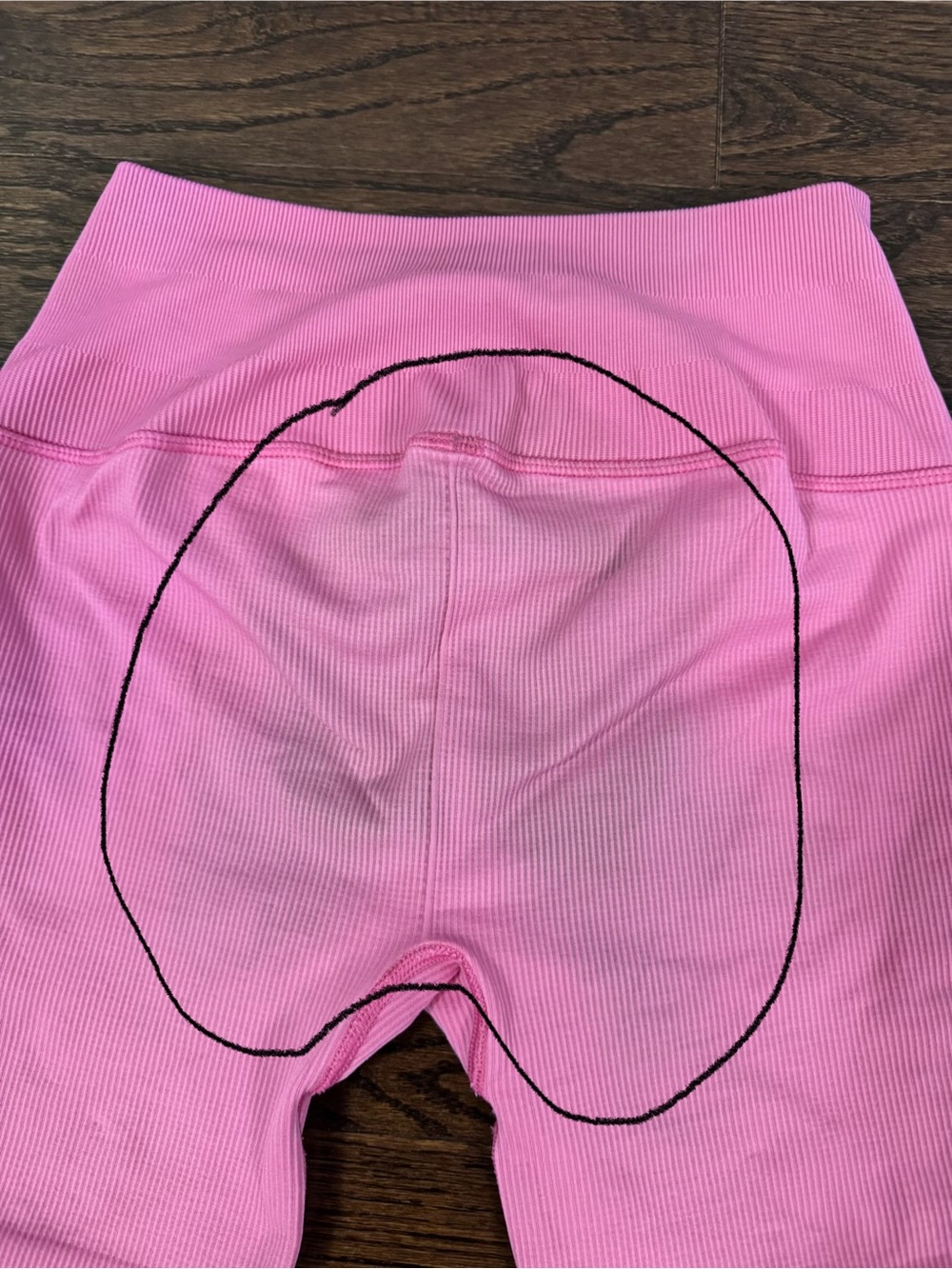 ALO Yoga 5" Seamless Ribbed Favorite Short Pink Size XS *READ Description - Picture 9 of 9